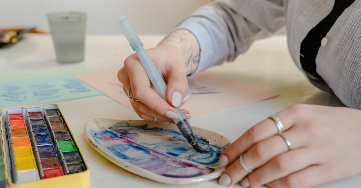 UK visa refusal letter suggests mix up of applications. What should we do? - Crop anonymous artist mixing watercolor paints in art studio UK visa refusal letter suggests mix up of applications. What should we do? - Crop anonymous artist mixing watercolor paints in art studio