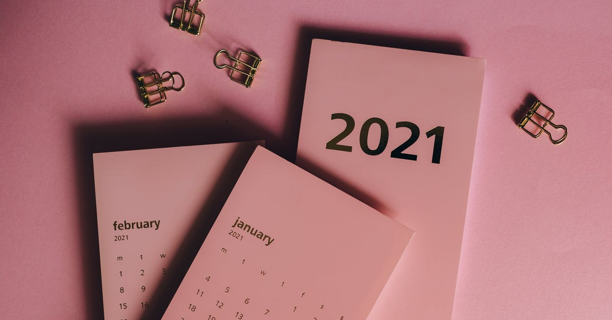 Unavailability of appointment dates at Spanish consulate - Top view of modern paper calendars with numbers and words near metal clips on pink background Unavailability of appointment dates at Spanish consulate - Top view of modern paper calendars with numbers and words near metal clips on pink background