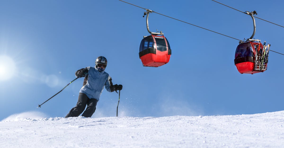 Uncrowded budget ski resort in the Alps with children which is also good to spend time for non-skiers - Person Riding Ski on Snow Field Uncrowded budget ski resort in the Alps with children which is also good to spend time for non-skiers - Person Riding Ski on Snow Field