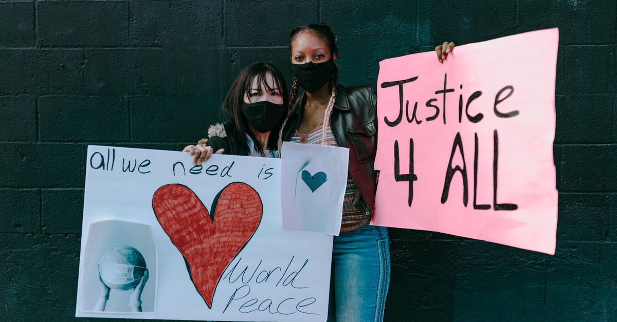 Under what situations might I be forced to quarantine while in the UK, if I am vaccinated outside the UK? - Multiracial women with banners on street