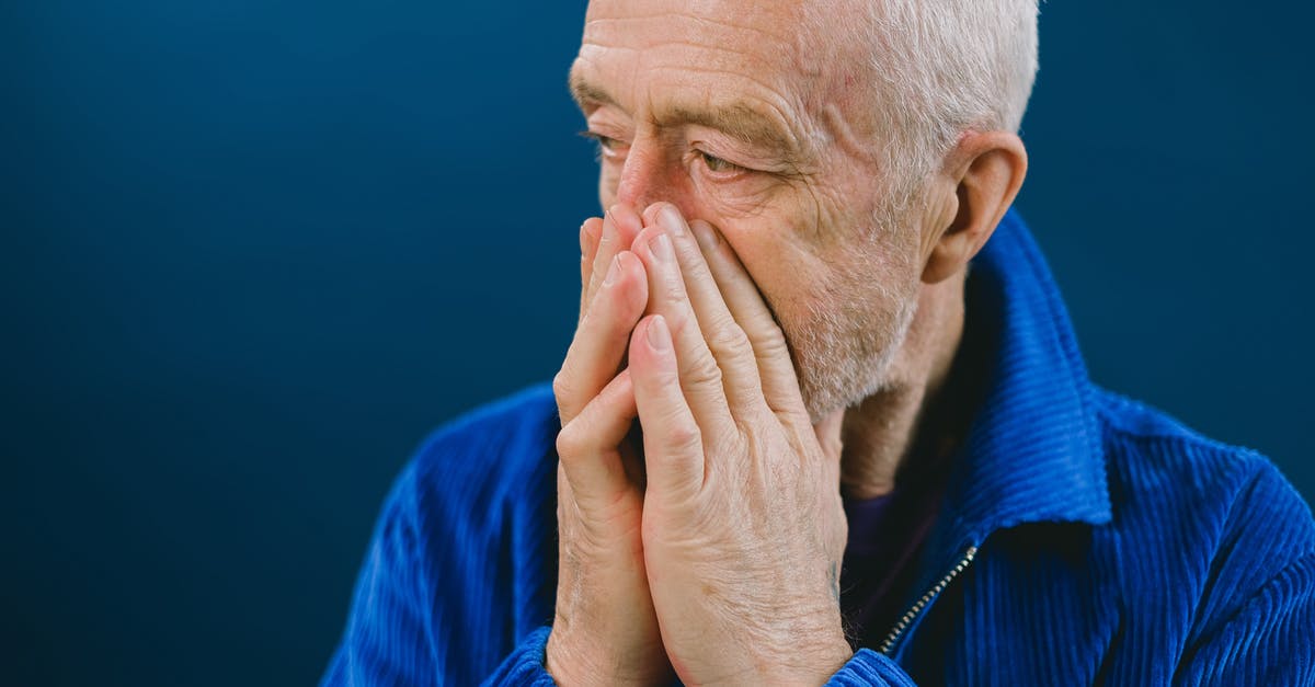 Unexpected hospitalization in the EU without EHIC, am I covered? - Stressed elderly man covering mouth Unexpected hospitalization in the EU without EHIC, am I covered? - Stressed elderly man covering mouth