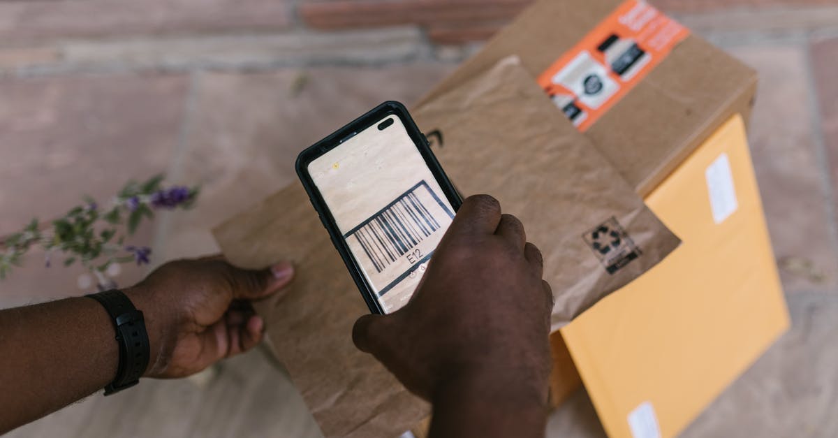 Unmatching Barcode - Deliveryman Scanning the Barcode