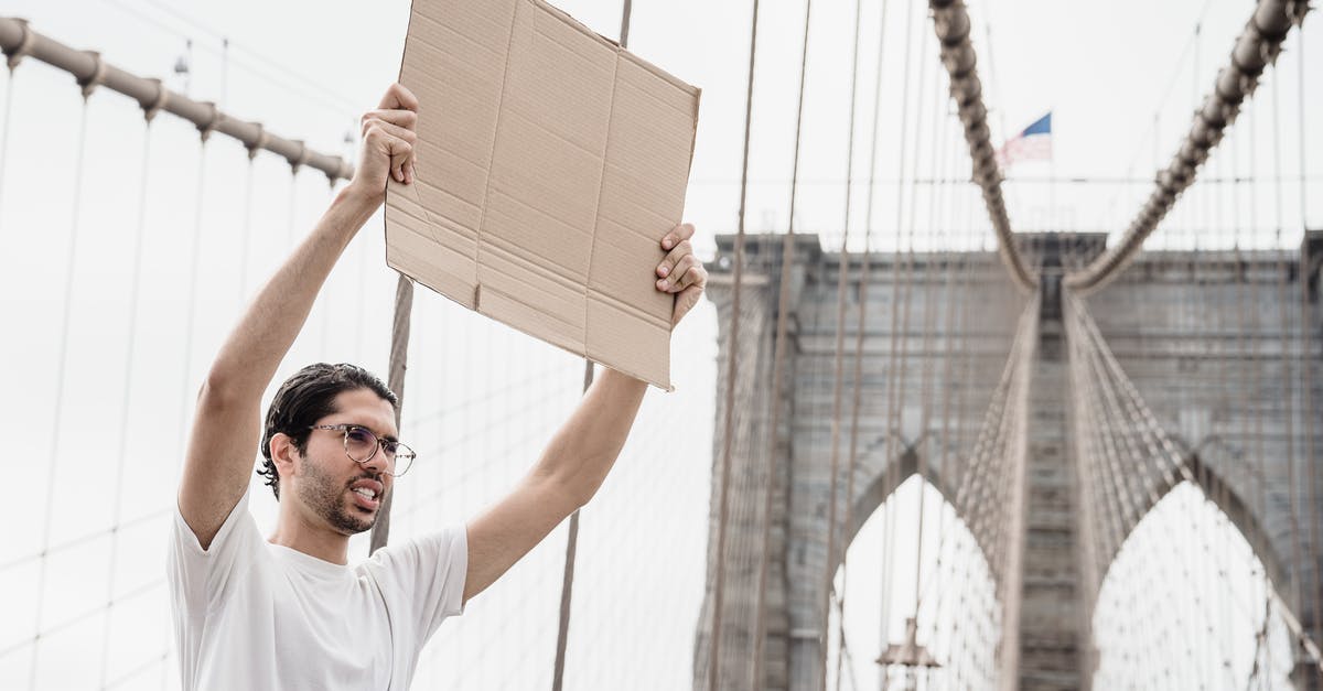 US B1 visa; will it be rejected for blank spouse name? - A Man with a Blank Placard Raised above His Head US B1 visa; will it be rejected for blank spouse name? - A Man with a Blank Placard Raised above His Head