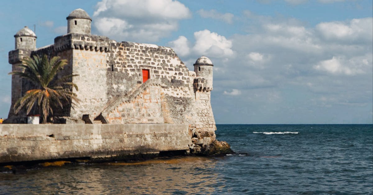 US travel to Cuba via foreign passport - The Cojimar Castle on the Coast of Havana Vuba US travel to Cuba via foreign passport - The Cojimar Castle on the Coast of Havana Vuba