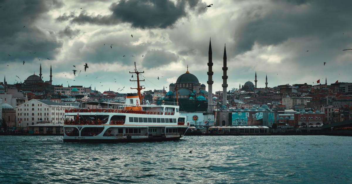 Validity of Lebanese passport for entry into Turkey - Boat floating on river in old city on overcast day Validity of Lebanese passport for entry into Turkey - Boat floating on river in old city on overcast day