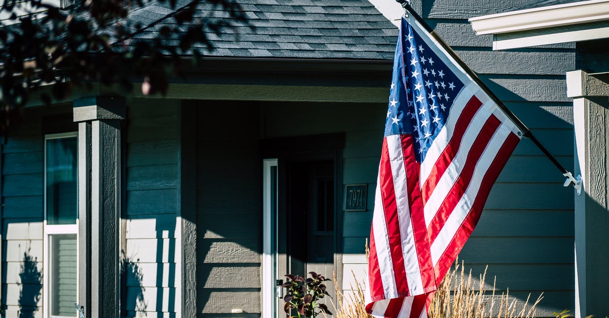Visa annulment or revocation - spending more days in another schengen state than issuing state - American Flag Waving Outside A House
