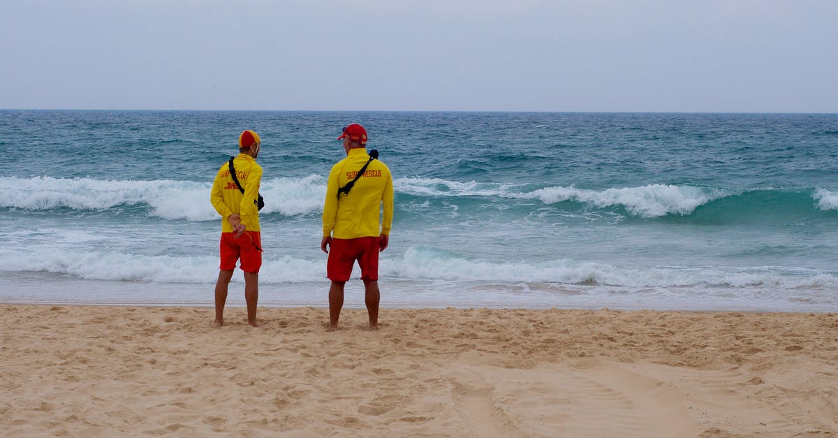 Visa for dual Australian citizen child to visit Australia - 2 Men in Yellow Shirt Standing on Beach Visa for dual Australian citizen child to visit Australia - 2 Men in Yellow Shirt Standing on Beach