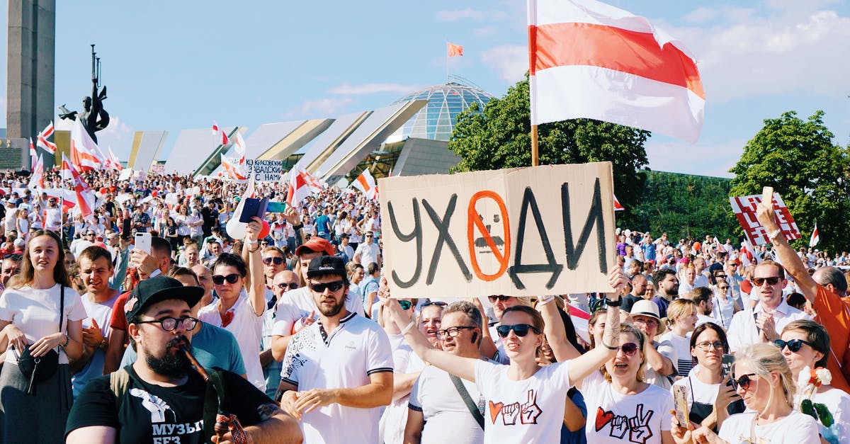Visa to Mexico for Belarus citizen with a permanent Uk residency - Protesters in Belarus