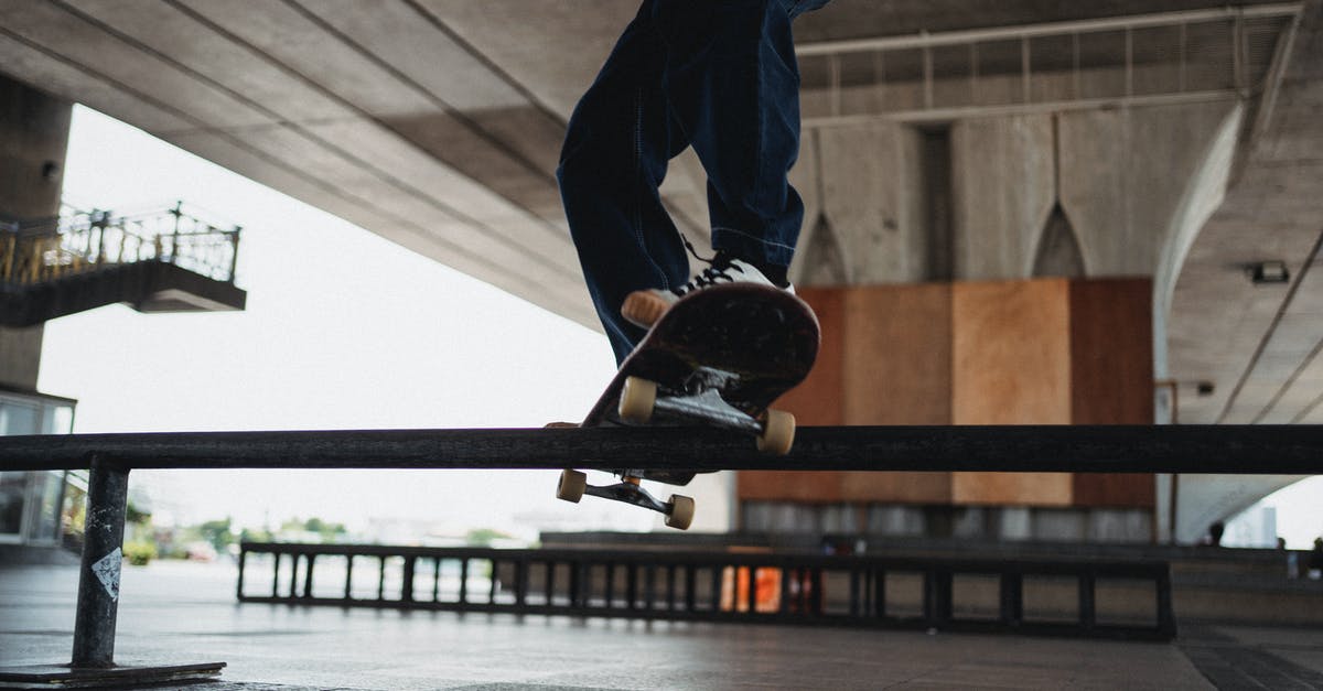 Visa-free stays involving paid activity in the Schengen Area - how do they work? - Unrecognizable skater doing grind trick on rail in skater training area Visa-free stays involving paid activity in the Schengen Area - how do they work? - Unrecognizable skater doing grind trick on rail in skater training area