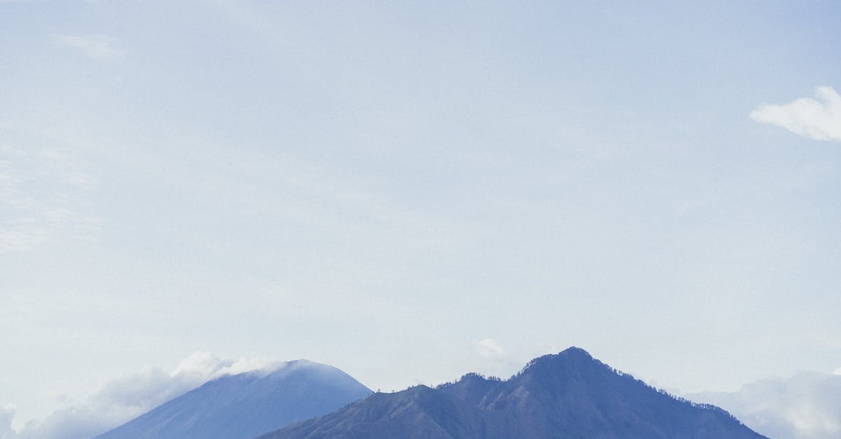 Visit a volcano in Ecuador - Blue Sky over Mountains Visit a volcano in Ecuador - Blue Sky over Mountains