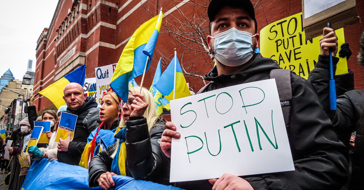 Visiting Ukraine and Russia - People in the Street Protesting against the War in Ukraine Visiting Ukraine and Russia - People in the Street Protesting against the War in Ukraine
