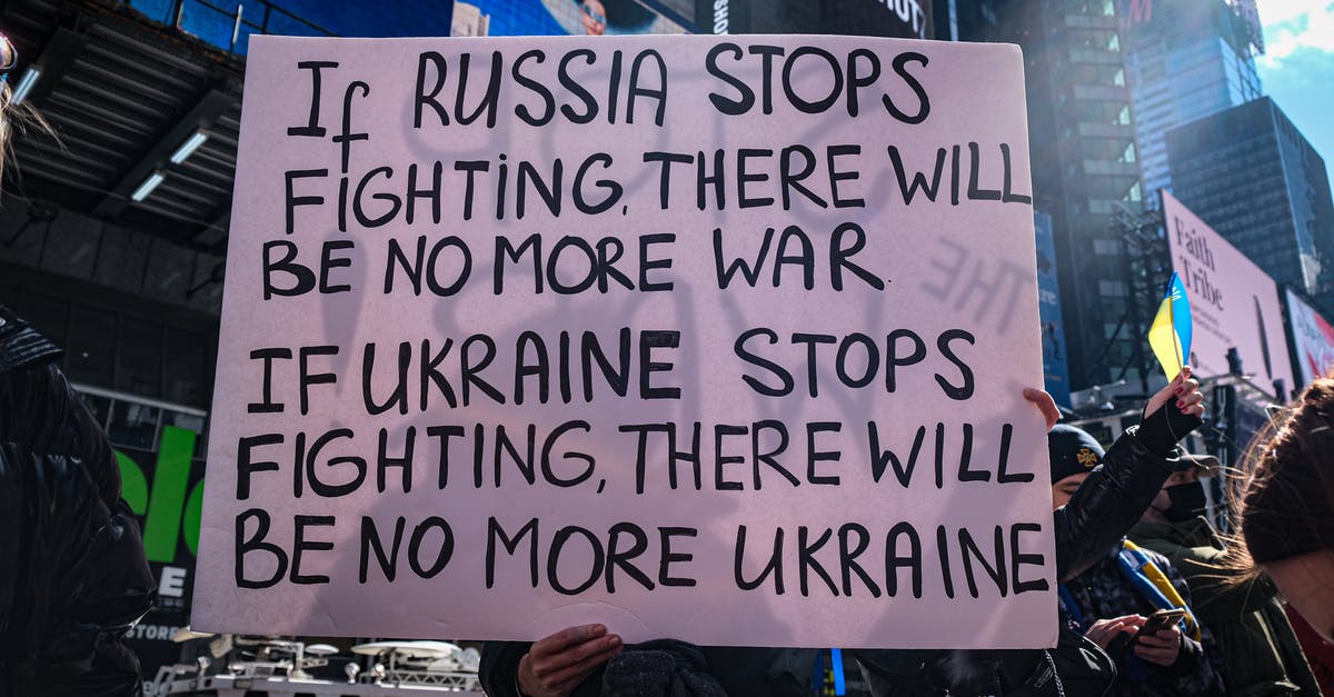 Visiting Ukraine and Russia - People Protesting in Favor of Ukraine Visiting Ukraine and Russia - People Protesting in Favor of Ukraine