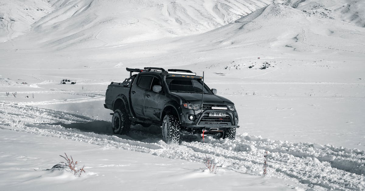 What's an "un-made up road" in terms of car hire insurance? - Black Suv on Snow Covered Ground What's an "un-made up road" in terms of car hire insurance? - Black Suv on Snow Covered Ground