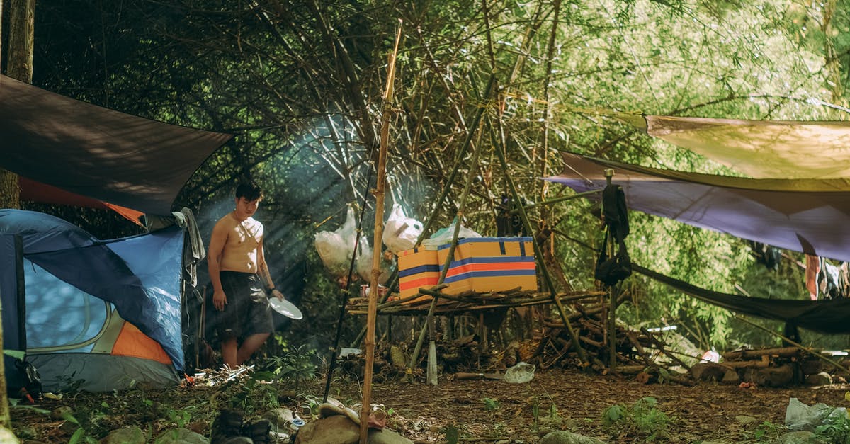 What are good places to guerilla/stealth/free camp with a hammock tent? [closed] - Field of Trees