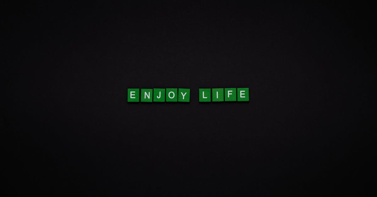What are some ways to minimize the time spent in customs? - Enjoy Life Text On Green Tiles With Black Background