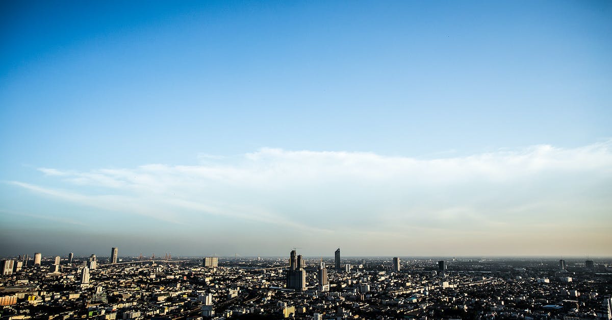What are the buildings in this photo of Atlanta? - City Horizon Under Clear Skies What are the buildings in this photo of Atlanta? - City Horizon Under Clear Skies
