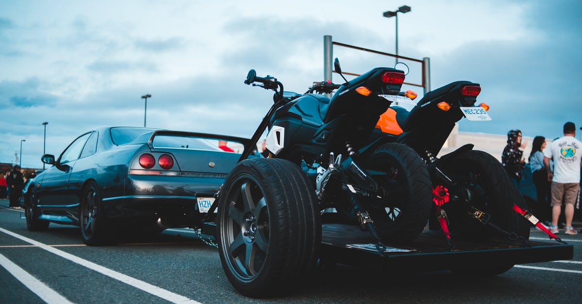 What are the rules on driving with a tow hook in the EU? - Car towing trailer with motorbikes What are the rules on driving with a tow hook in the EU? - Car towing trailer with motorbikes