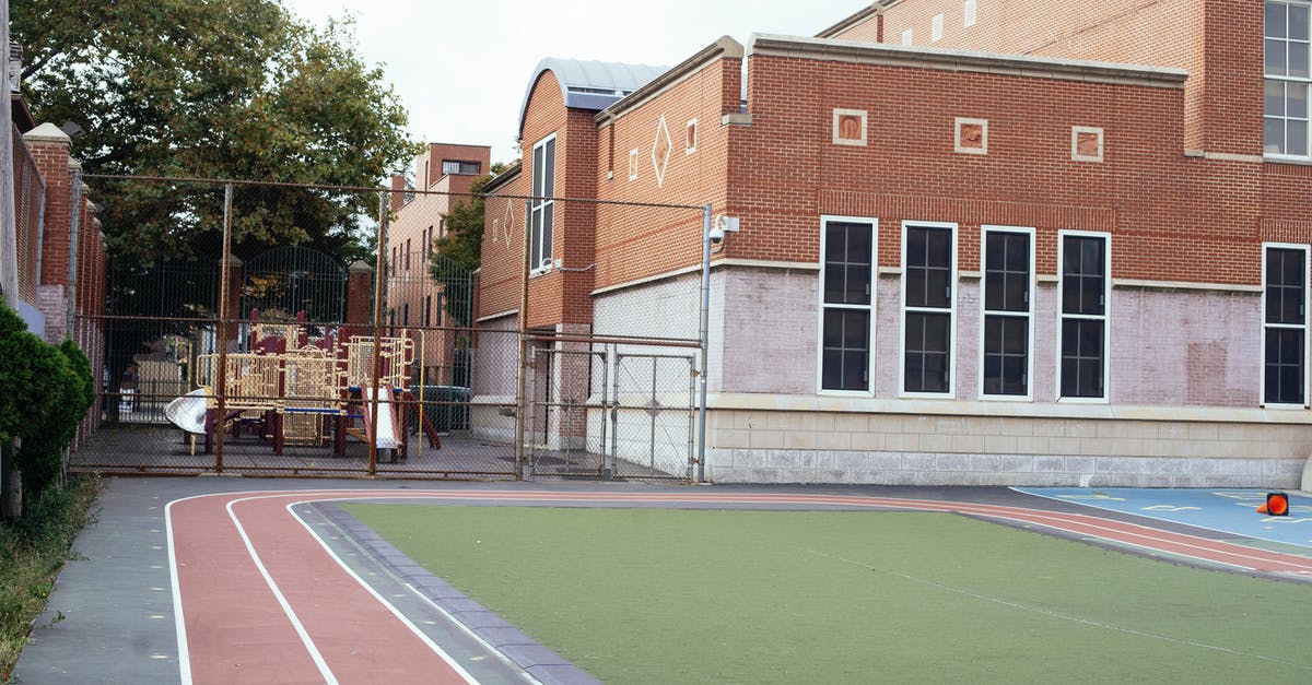 What are these barrier like structures in London? - Empty sports ground near school What are these barrier like structures in London? - Empty sports ground near school