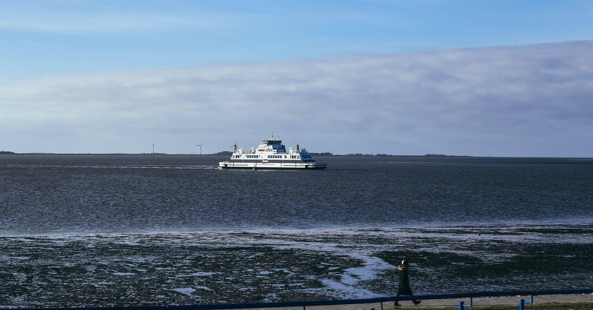 What are these huge ‘fields’ of light just north of Amsterdam? - White and Blue Cruise Ship on Sea Under the Blu Sky What are these huge ‘fields’ of light just north of Amsterdam? - White and Blue Cruise Ship on Sea Under the Blu Sky