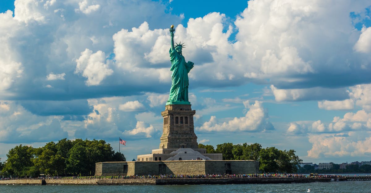 What are these trailside monuments near Visegrád, Hungary? - Statue of Liberty Under Blue Sky and White Clouds What are these trailside monuments near Visegrád, Hungary? - Statue of Liberty Under Blue Sky and White Clouds