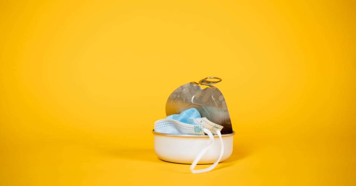 What can I do when I see passengers without masks on my flight? [closed] - Crumpled Face Mask inside a Tin Can