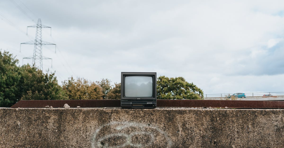What city is this on the Apple TV screensaver? - Small vintage TV set on stone fence