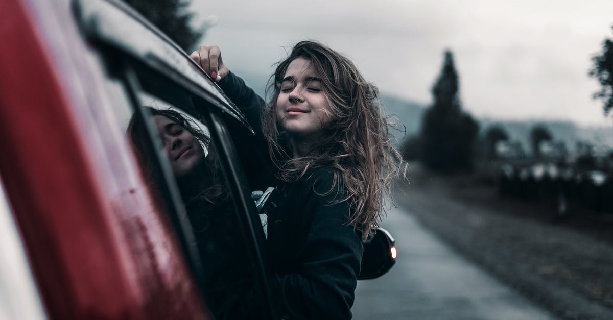 What do I need to know in preparing to rent a car for an international road trip in the EU [Prague->Munich->Innsbruck->Vienna->Budapest->Prague] [closed] - Young female leaning out of car window
