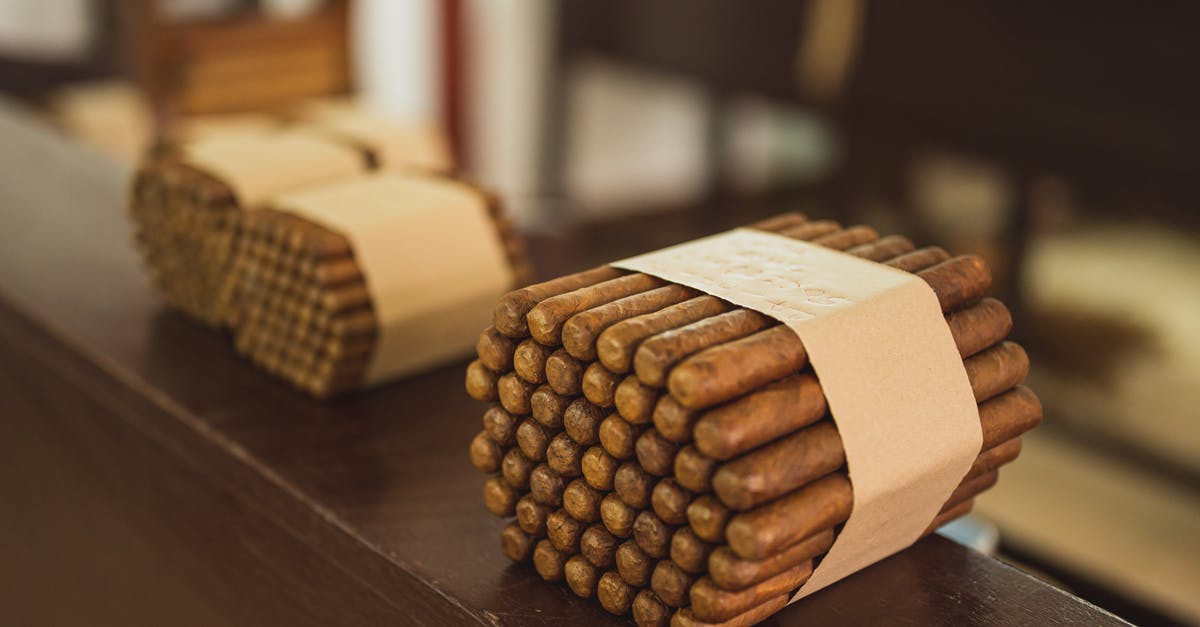 What do I put here? - Stacks of raw packed cigars in fabric What do I put here? - Stacks of raw packed cigars in fabric