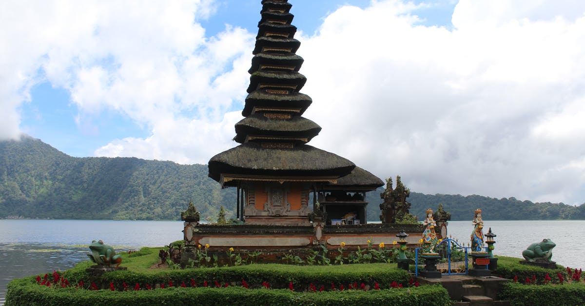 What else do I need to consider for travel to Bali, Indonesia? [closed] - A Close-up Shot of Ulun Danu Beratan Temple on a Sunny Day