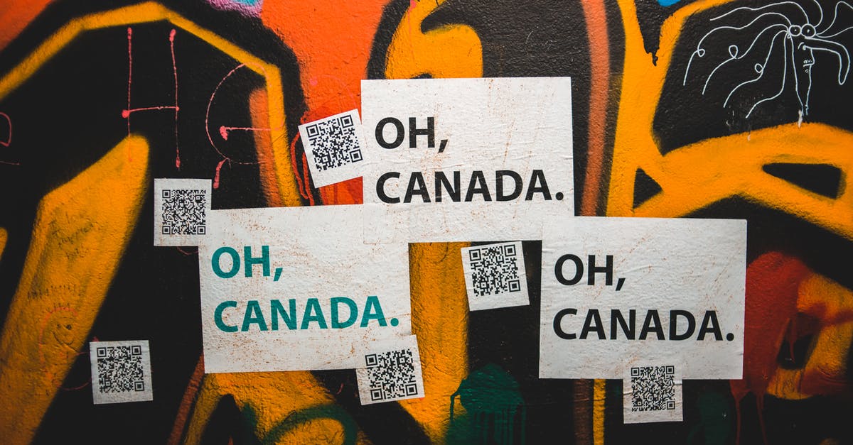 what is a QR code used when applying for or receiving a ETA for India - Colorful graffiti wall with Oh Canada inscription and QR codes on city street what is a QR code used when applying for or receiving a ETA for India - Colorful graffiti wall with Oh Canada inscription and QR codes on city street