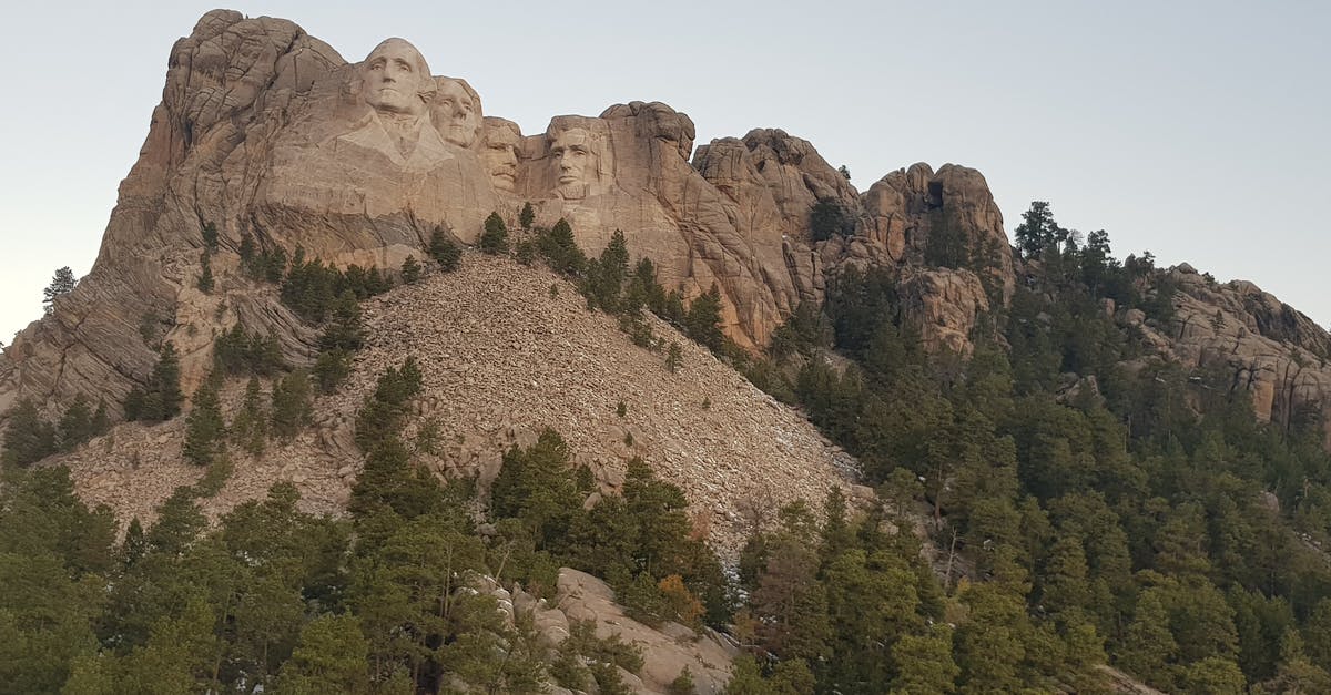 What is the easiest place to cross the US Rocky Mountains, going to Oregon, in a large truck? - Wonderful scenery of Rushmore Mount with large sculptures of USA presidents carved on slope and covered with lush green forest What is the easiest place to cross the US Rocky Mountains, going to Oregon, in a large truck? - Wonderful scenery of Rushmore Mount with large sculptures of USA presidents carved on slope and covered with lush green forest