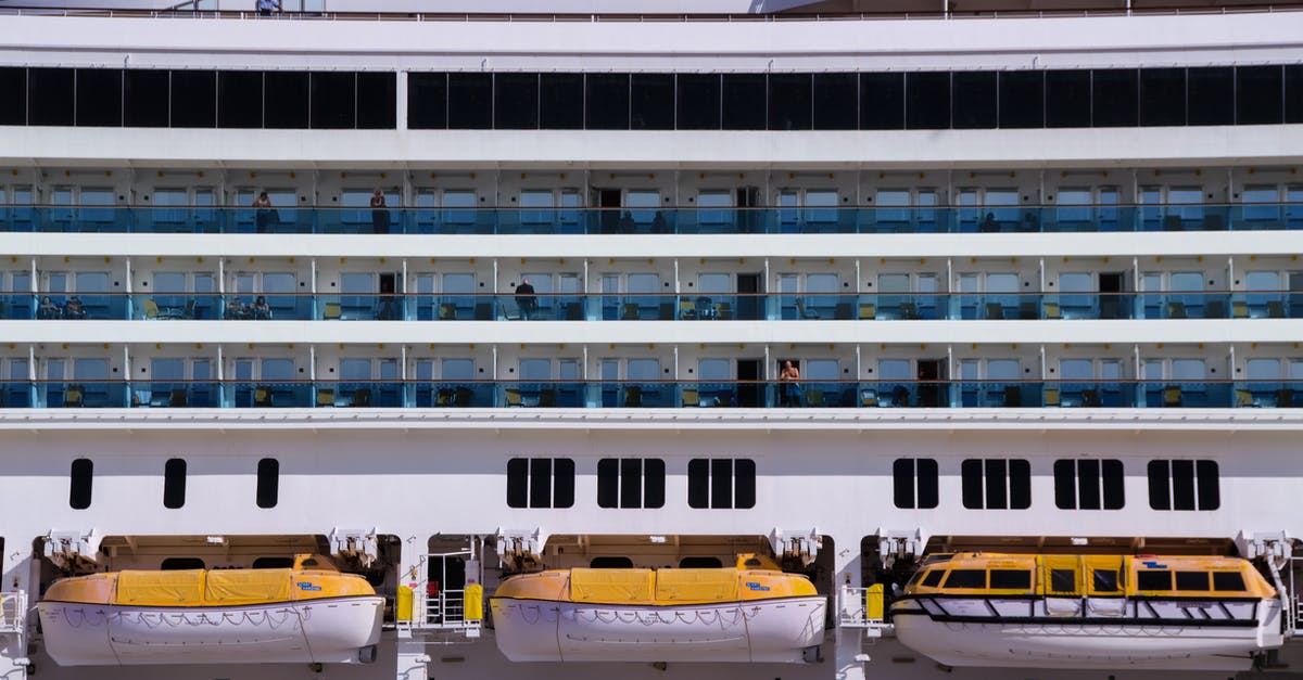 What is the experience of travelling while working on a cruise ship? [closed] - Three Rubber Boat Beside Ship