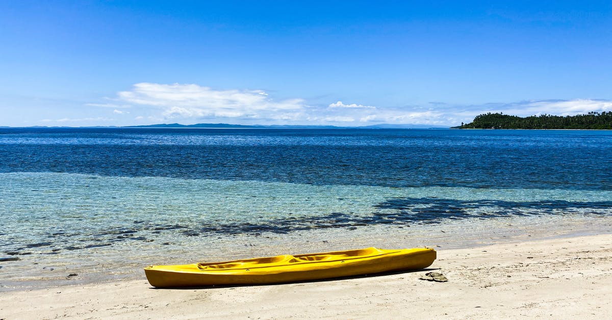 What is the most convenient possibility to rent a kayak for the Allier? - Kayak on white sand beach What is the most convenient possibility to rent a kayak for the Allier? - Kayak on white sand beach