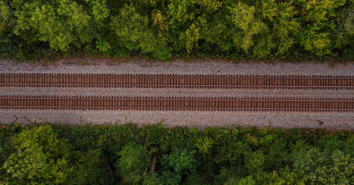What is the most remote railway line in the world? - Drone view of empty straight railway tracks running between lush green trees on sunny day What is the most remote railway line in the world? - Drone view of empty straight railway tracks running between lush green trees on sunny day