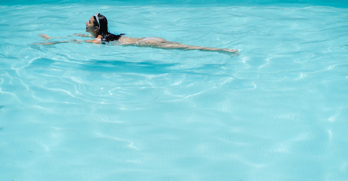 What is the nearest underwater hotel to Germany? - Young woman swimming in pool with transparent water What is the nearest underwater hotel to Germany? - Young woman swimming in pool with transparent water