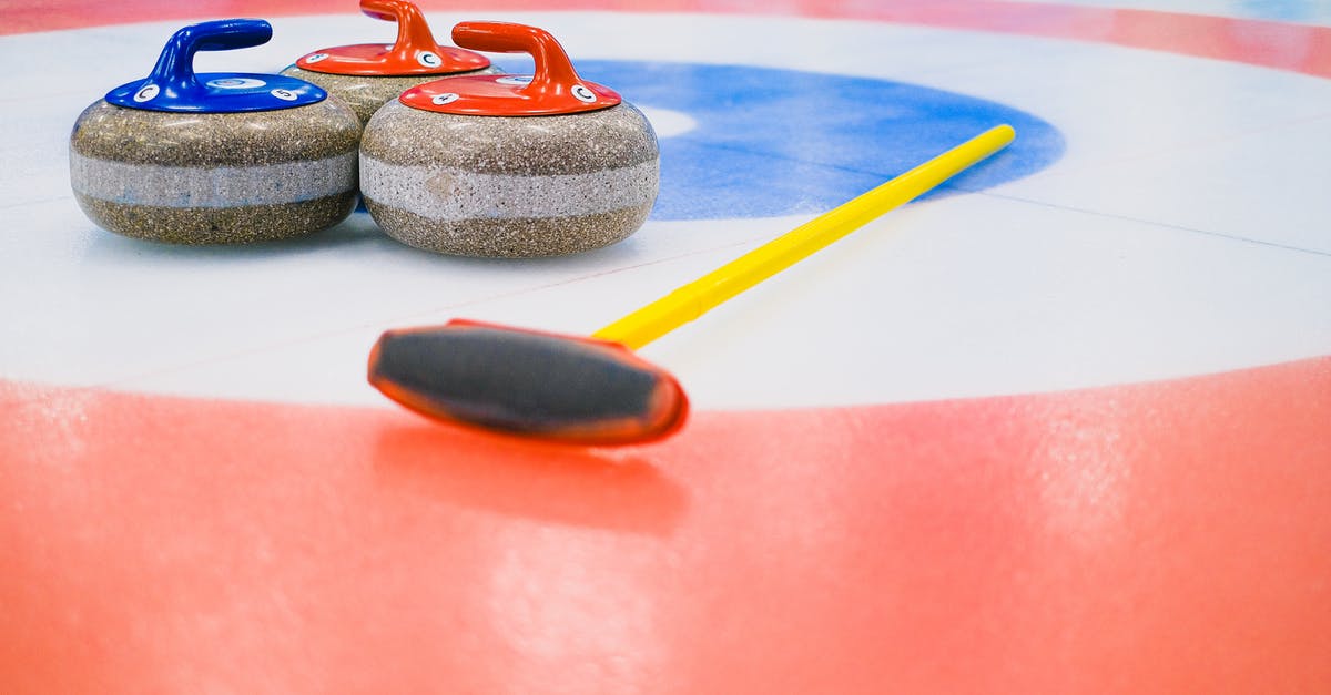 What is the "Representante" section on the Spanish visa appeal form? - Heavy granite curling stones with handles and broom placed on ice in colorful circular target area during game in arena