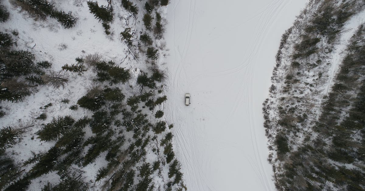 What is the safest way to travel from Tehran to North-Pakistan? - Top view of car driving on snowy road going through forest covered snow in winter day What is the safest way to travel from Tehran to North-Pakistan? - Top view of car driving on snowy road going through forest covered snow in winter day