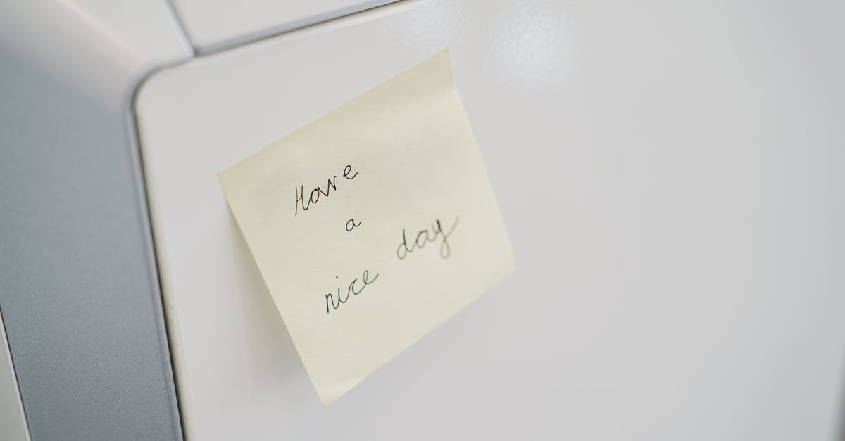 What is the sheet they attach in passport in tax-free shop? [duplicate] - Sticker with text have a nice day