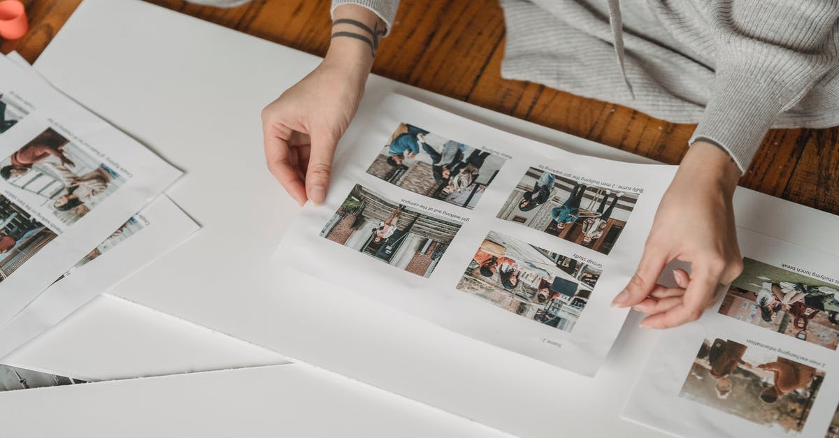 What is the sheet they attach in passport in tax-free shop? [duplicate] - Crop faceless person gluing printed images on papers while sitting on floor in light room