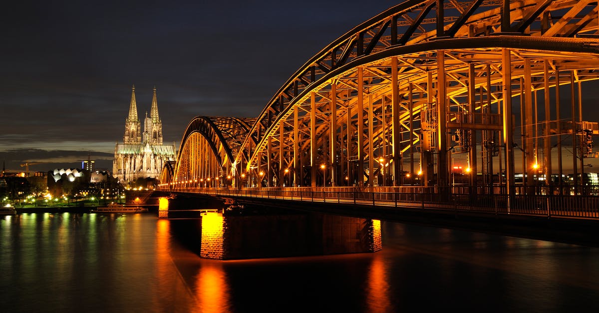 What is the shortest distance Airport to Cologne Germany From San Francisco - Architectural Photo of Bridge during Nighttime What is the shortest distance Airport to Cologne Germany From San Francisco - Architectural Photo of Bridge during Nighttime