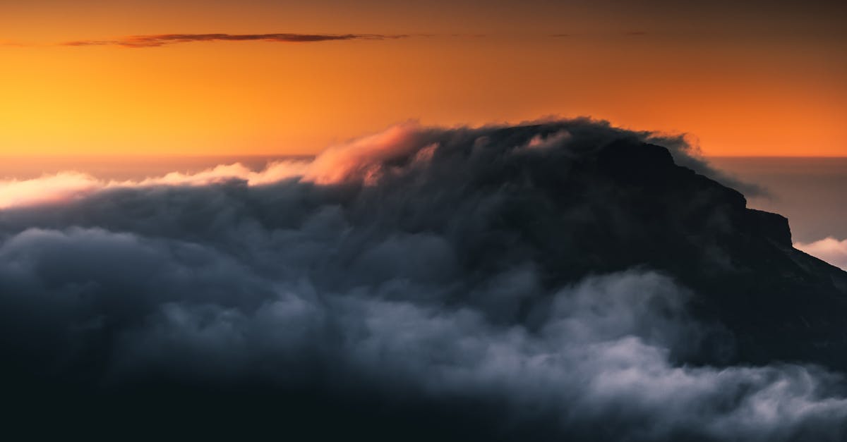What is the weather like in south of Tenerife in early December? [duplicate] - White Clouds and Orange Sky during Sunset