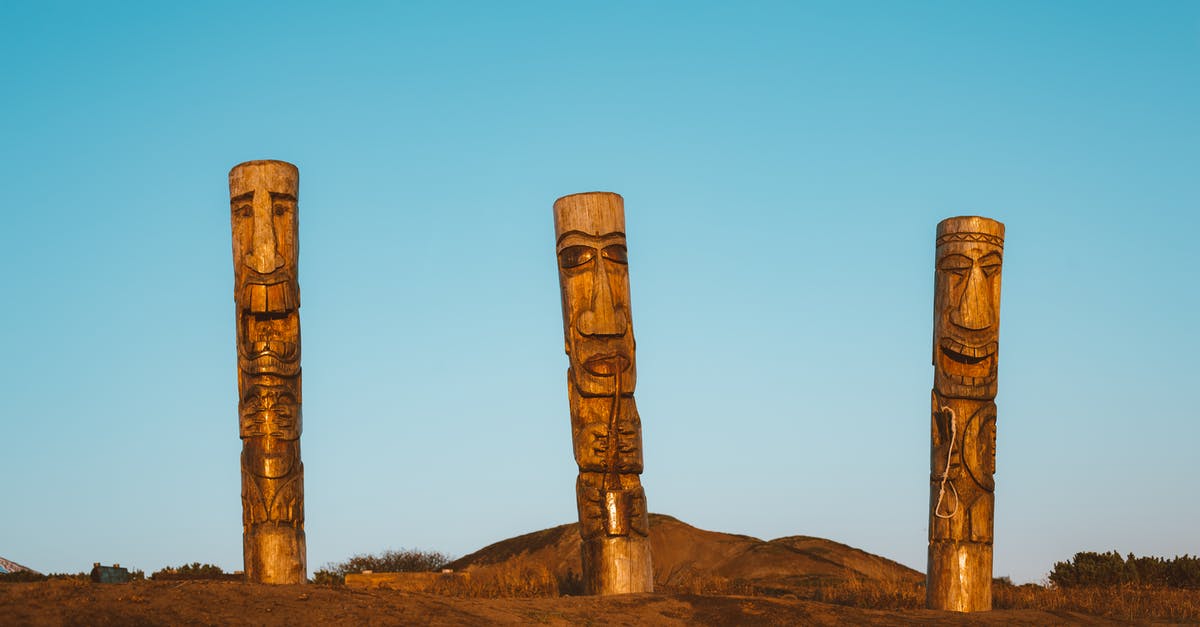 What sightseeing options are amenable for taking a 2 year old on a one day layover in Paris? [closed] - Ancient wooden pagan statues in dry plain