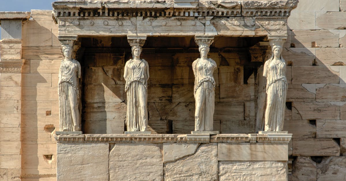 What statue is this in Athens near the Acropolis? - The Caryatid Porch of Erechtheion
