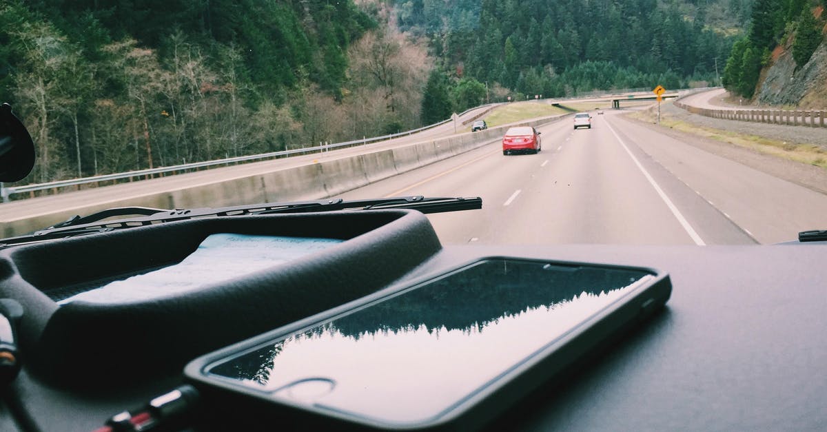 What to do about my US iPhone while traveling around Europe? - Iphone on Vehicle Dashboard What to do about my US iPhone while traveling around Europe? - Iphone on Vehicle Dashboard
