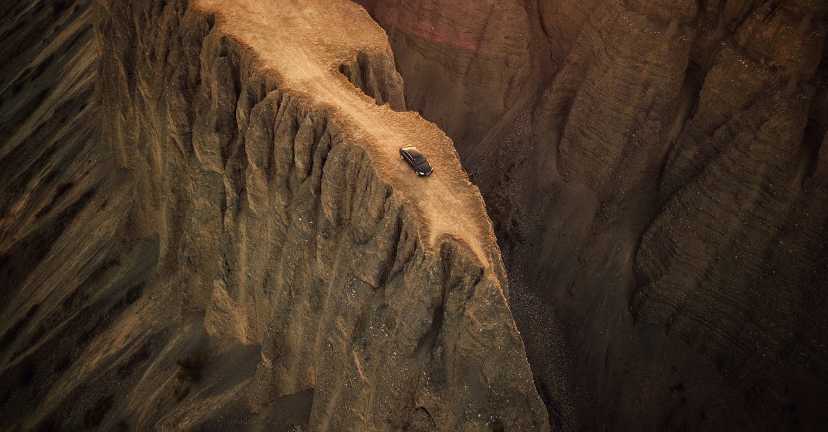 What transportation is available from Costa Rica to Nicaragua? - Aerial Photo of Car Near Cliff What transportation is available from Costa Rica to Nicaragua? - Aerial Photo of Car Near Cliff