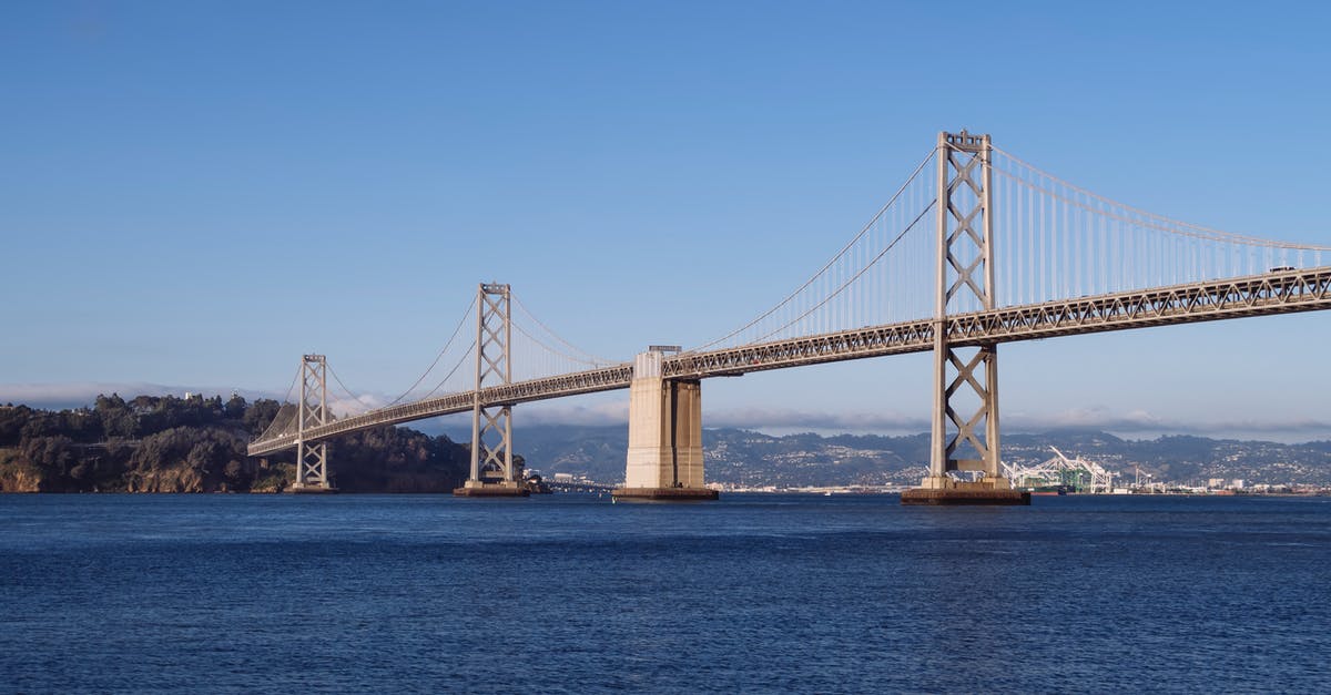 What would be my options if I were refused at USA port of entry? - Gray Suspension Bridge