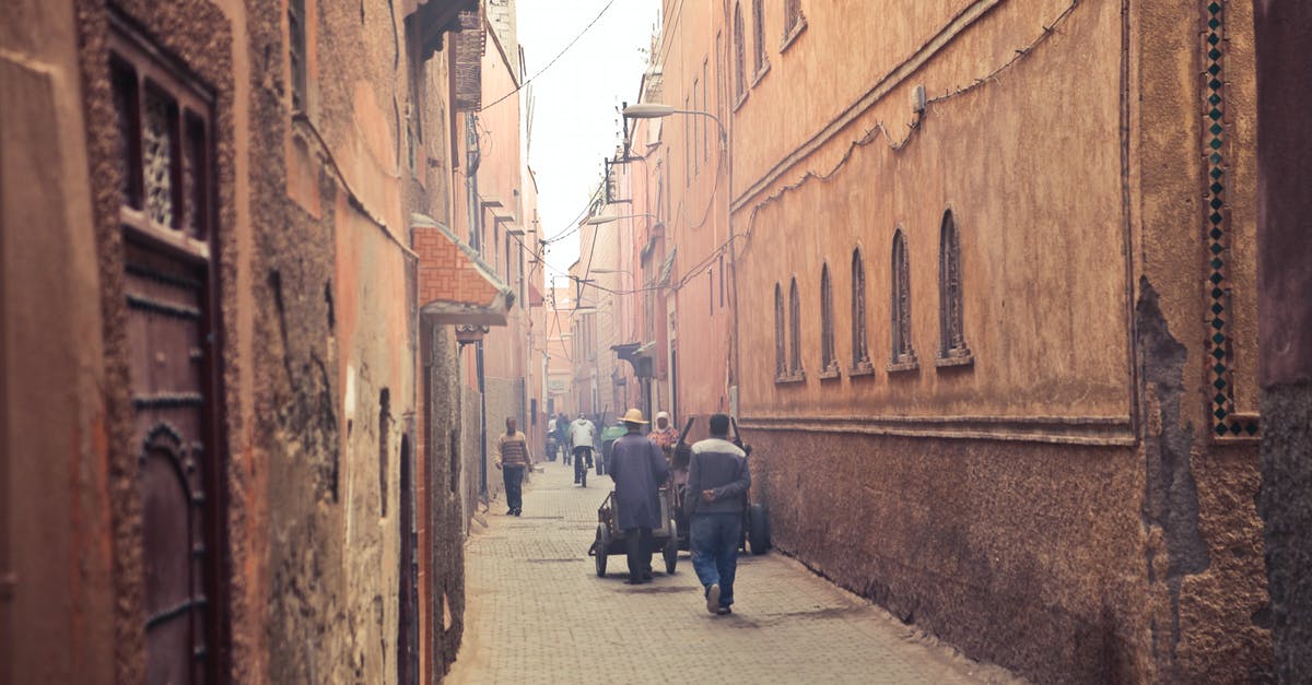 What would be the best step to take for a 21-year-old who really wants to travel but doesn’t have enough money? [closed] - Perspective view of aged narrow street with people walking among ancient oriental buildings in hazy light