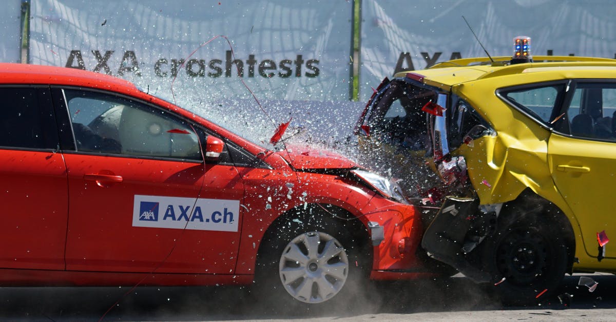 What would happen if a foreign national got in an accident driving my car? - Red and Yellow Hatchback Axa Crash Tests What would happen if a foreign national got in an accident driving my car? - Red and Yellow Hatchback Axa Crash Tests