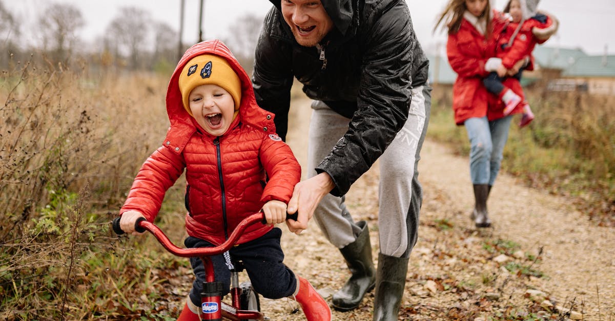 When a mother travels with baby (2 years) without father, what documents she needs to have for baby? - Father Teaching His Son How to Ride a Bike