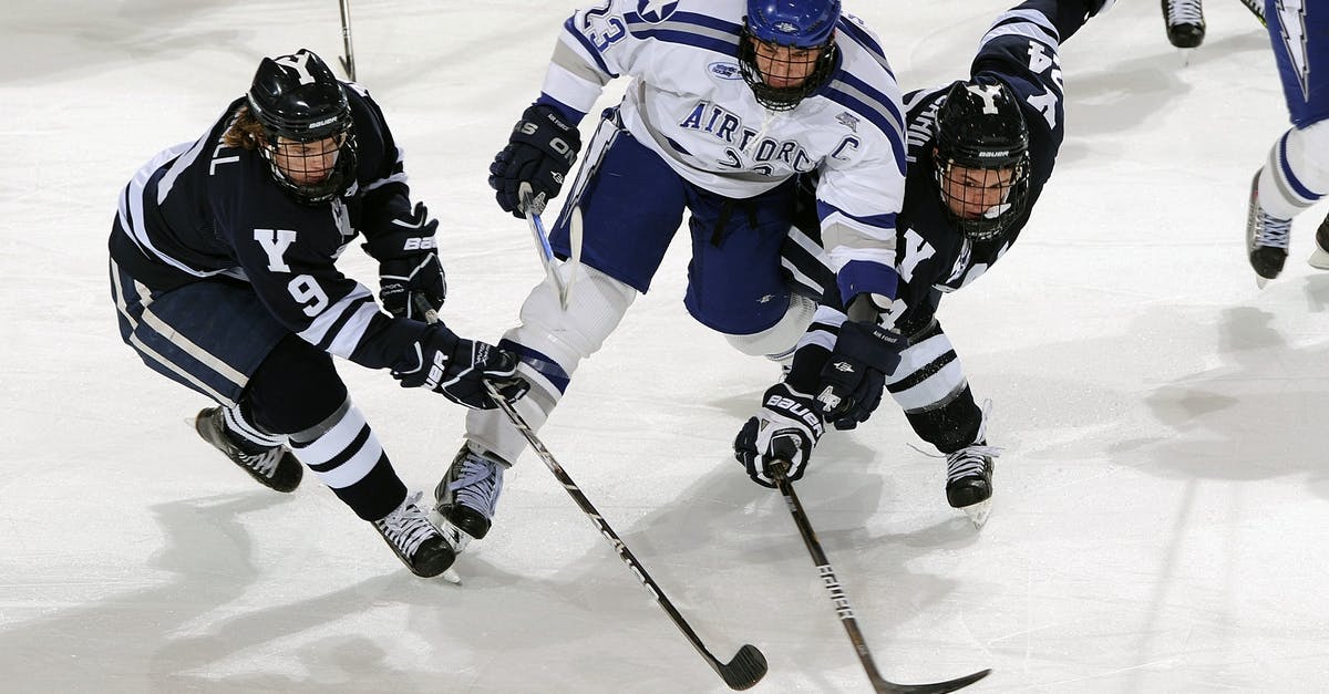 When does an NHL game actually start? - Men's in Blue and White Jersey Shirt Playing Hockey When does an NHL game actually start? - Men's in Blue and White Jersey Shirt Playing Hockey